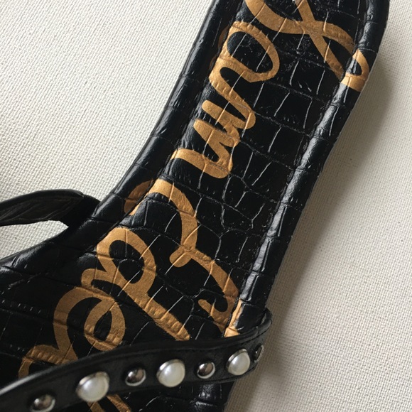 Sam Edelman Bay embellished slip on sandals Size 9.5 - Picture 2 of 13